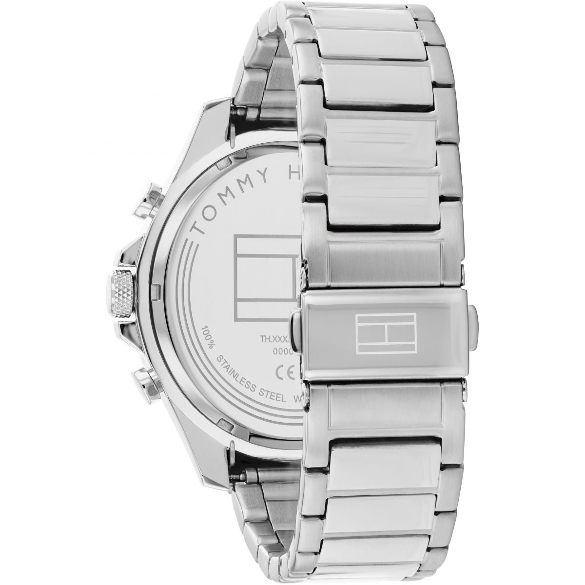 TOMMY HILFIGER CLARK SILVER PLATED WATCH 1792080