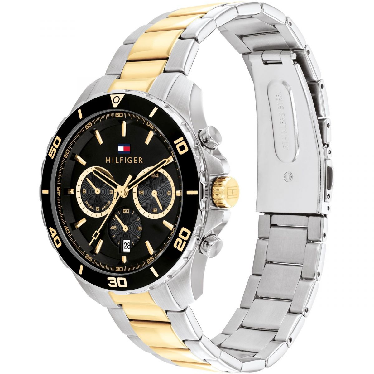 RELOJ TOMMY HILFIGER JORDAN DORADO Y PLATA 1792095