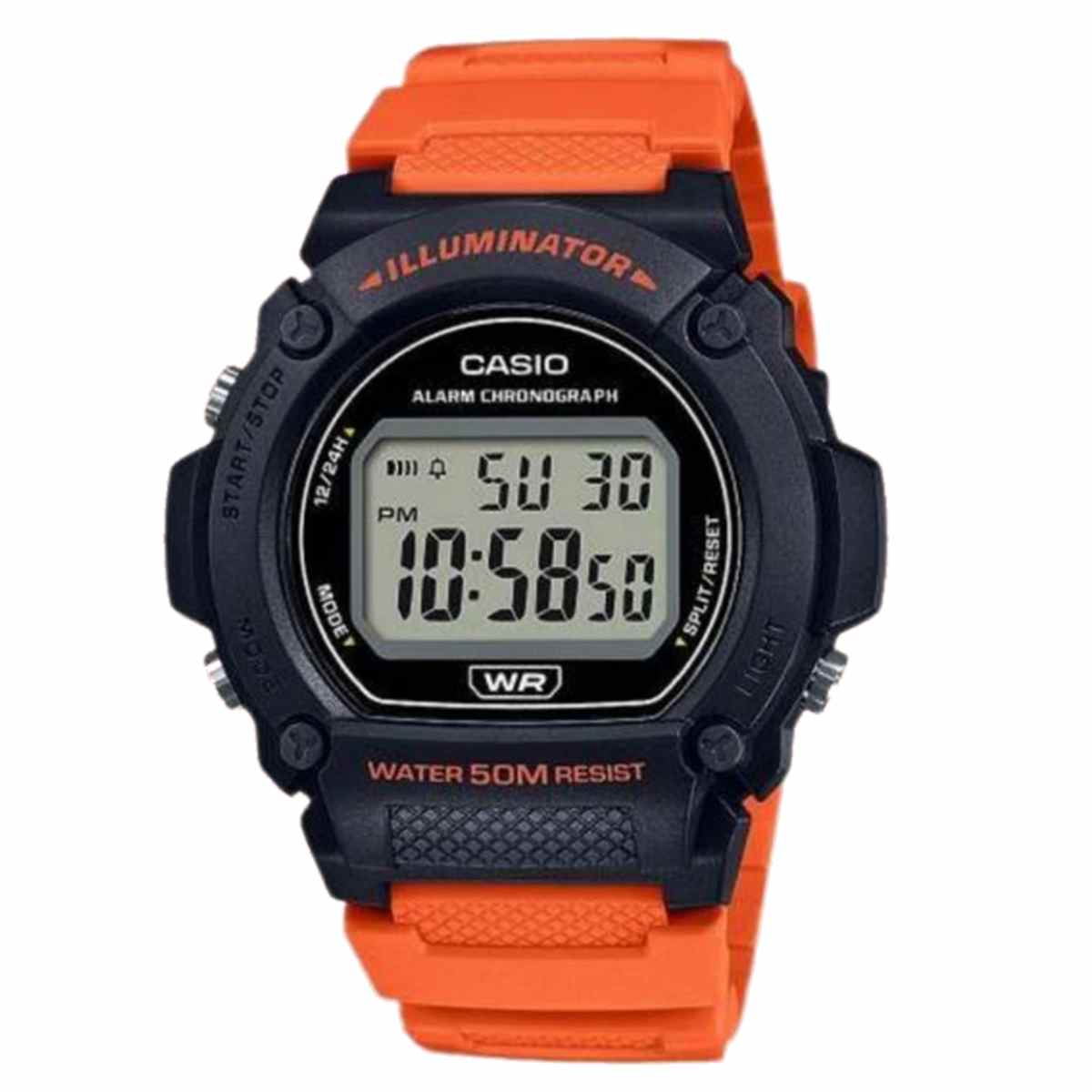 casio digital watch W-219H-4AVEF
