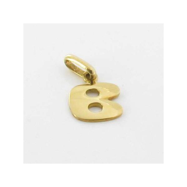 Gold Pendant Letter B | TRIAS Online 