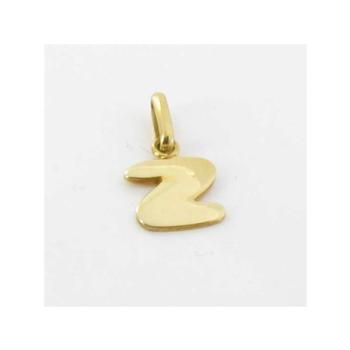 colgante oro letra z