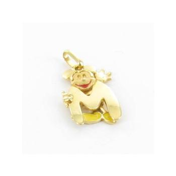mickey mouse gold pendant m