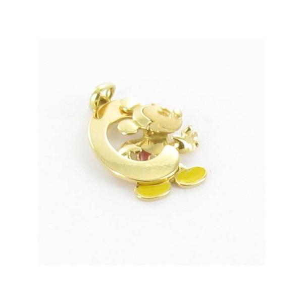 mickey mouse gold pendant c