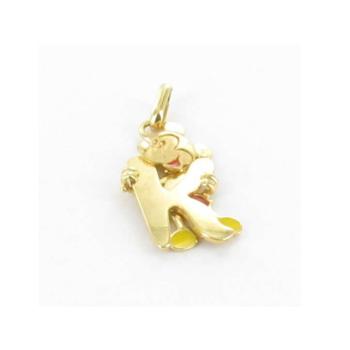 mickey mouse gold pendant k