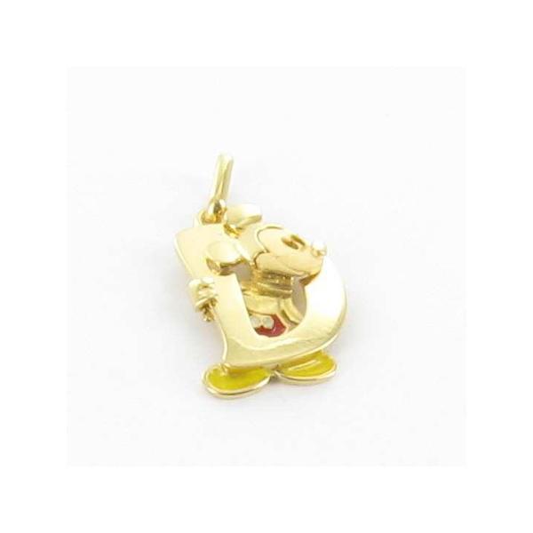 mickey mouse gold pendant d