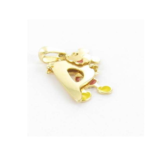 mickey mouse gold pendant p