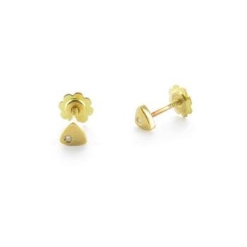 baby gold earrings a1198rbr