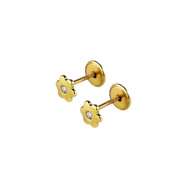 baby gold earrings a334rbr