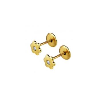 pendientes oro bebe a334rbr