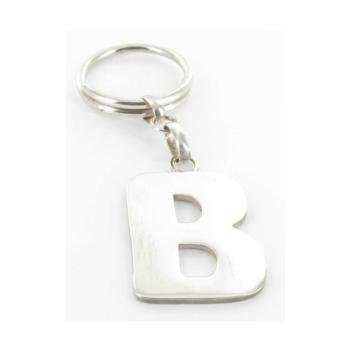 silver keychain b