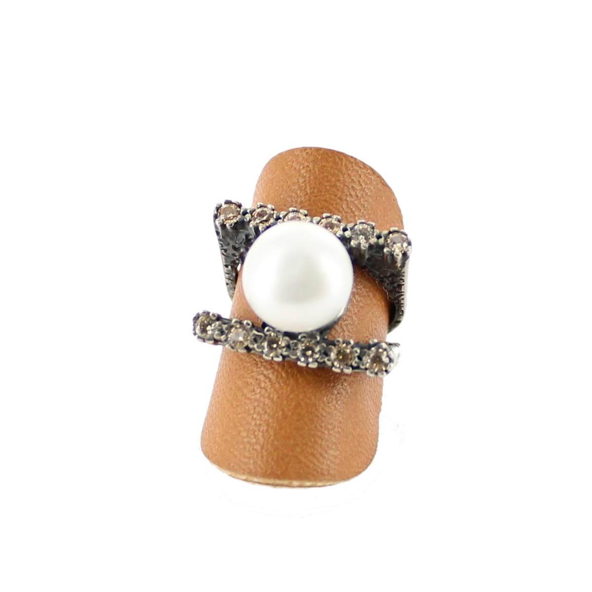 top silver ring an5803p