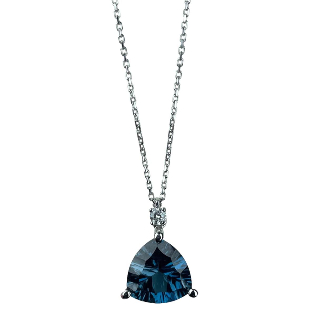 LONDON BLUE TOPAZ PENDANT 6.5K A01-396/L-43:01