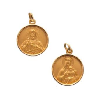 medalla oro sagrado corazon 