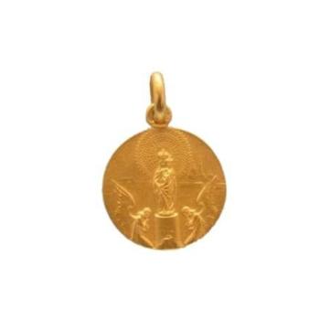 gold medal pendant virgen del pilar