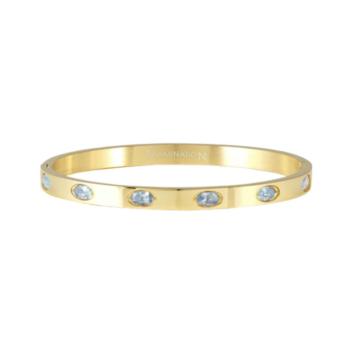 pulsera nomination de acero y circonitas talla m 029517 022 pretty bangle