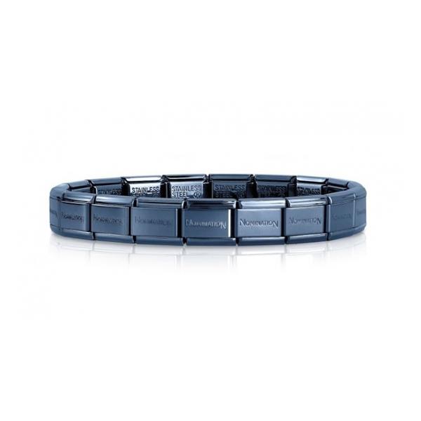 nomination classic blue pequeño bracelet
