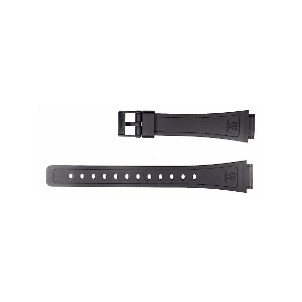 CORREA PARA RELOJ CASIO COLLECTION RESINA NEGRA 10140392