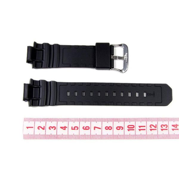 CASIO WATCH BAND RESIN BLACK 10273059