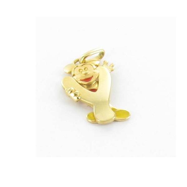 mickey mouse gold pendant y