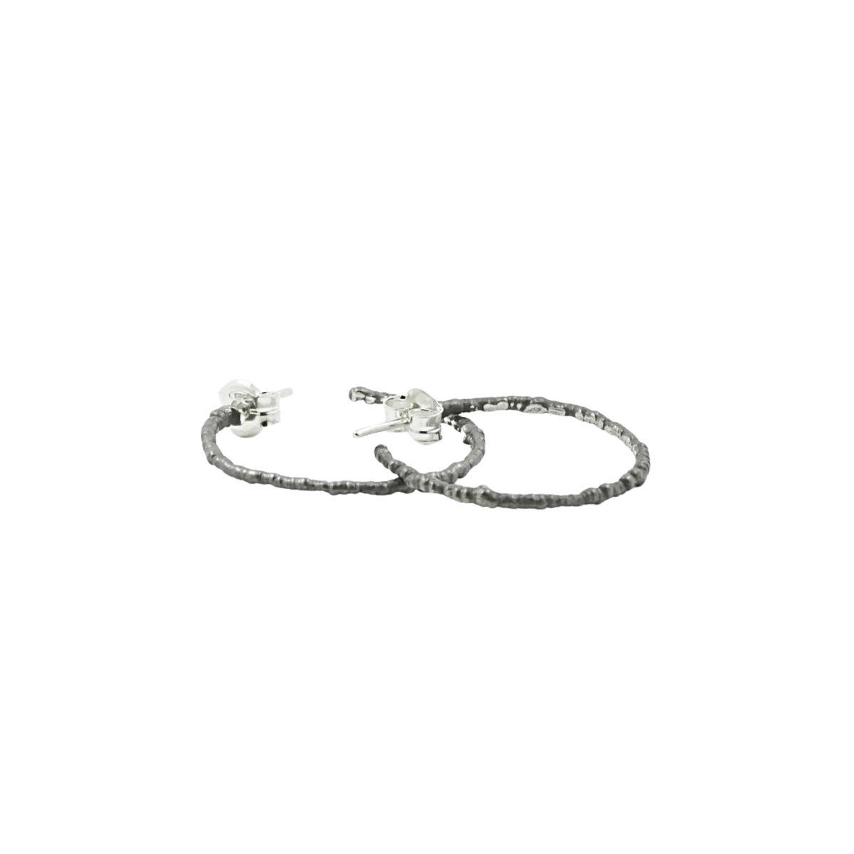 ARRACADES ARIOR BARCELONA DE PLATA ENNEGRIDA EN FORMA D'ARO 1144656XP