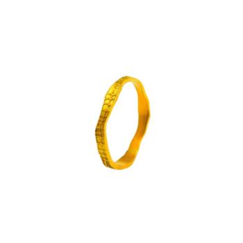 ANILLO ARIOR BARCELONA DE PLATA COLOR DORADO 1181822 XO TALLA 13