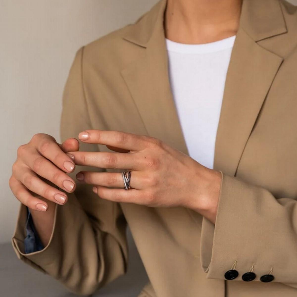 ANELL TI SENTO PLATA I CIRCONITA BANYAT EN RODI 12022ZI TALLA 16