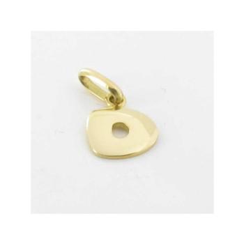 colgante oro letra d