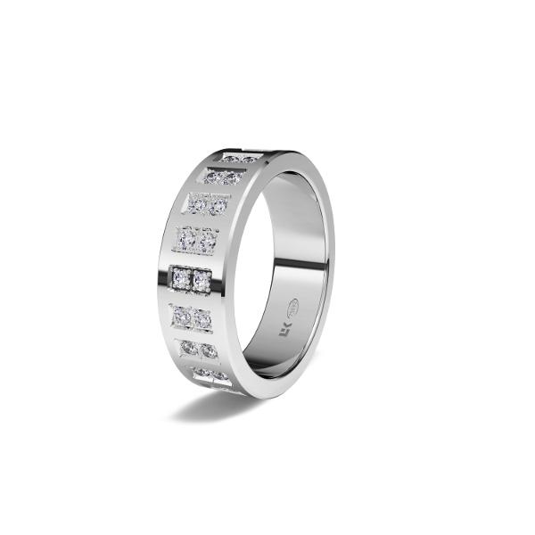 anillo compromiso oro blanco 1319t15