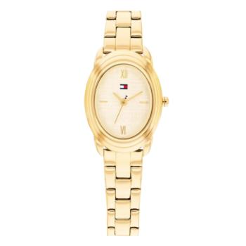 Reloj ovalado para mujer de la marca Tommy hilfiger de color dorado 