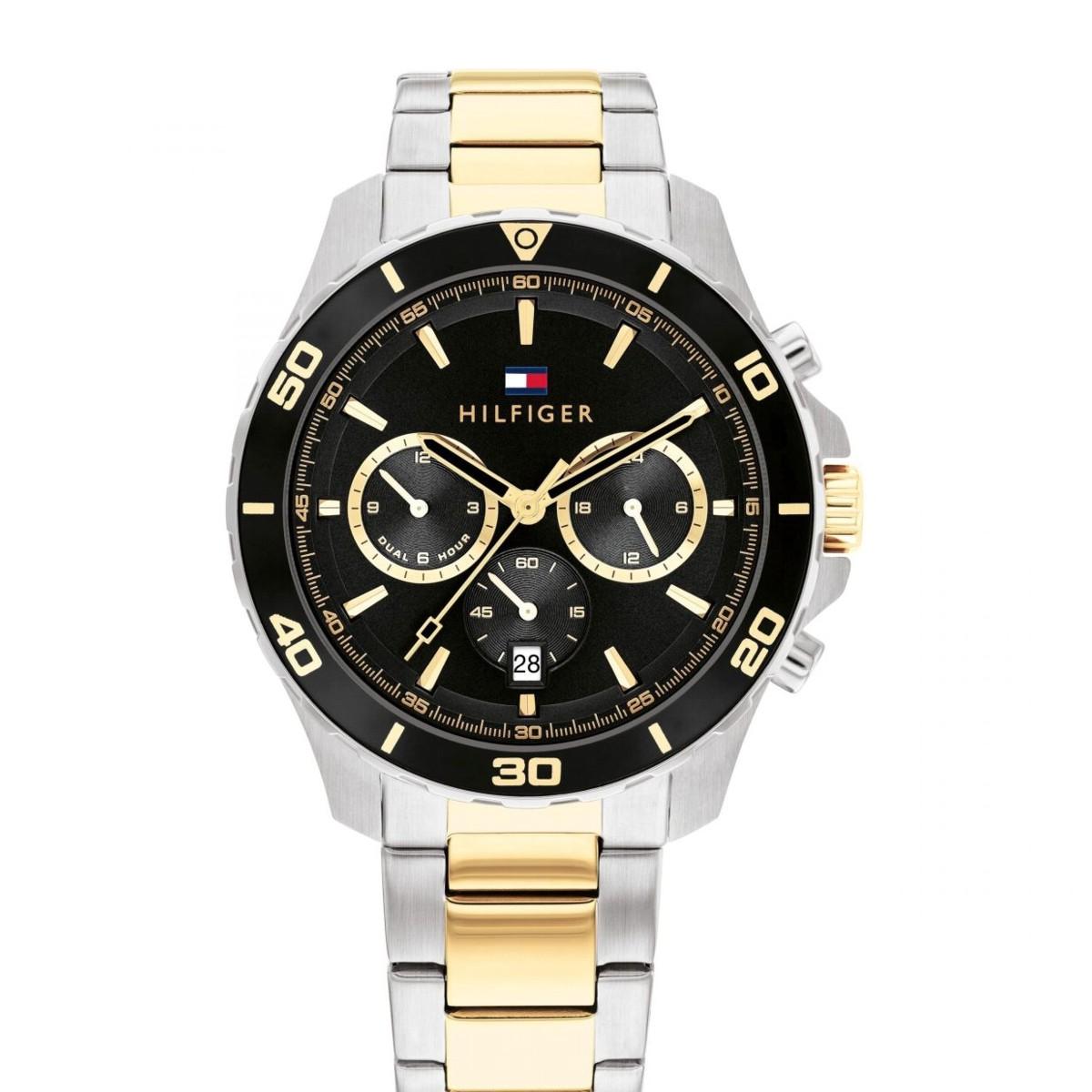 Reloj tommy hombre dorado best sale