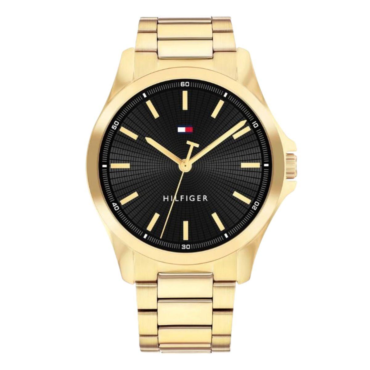 Men's Tommy Hilfiger Bruce watch in gold-tone