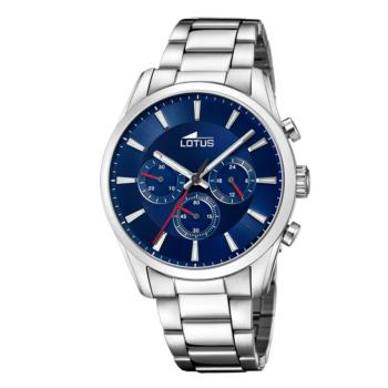 Rellotge lotus chrono white dial.