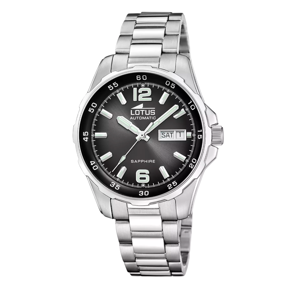 LOTUS WATCH WITH BLACK DIAL 18997/4