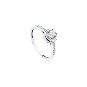 white gold ring 19463ob