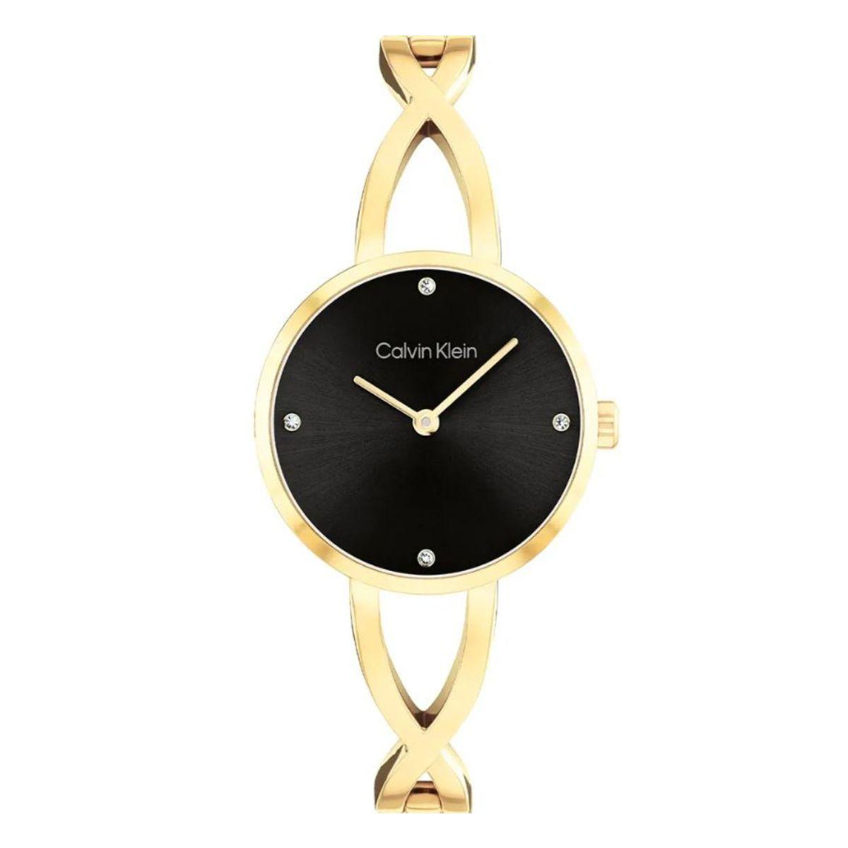 CALVIN KLEIN SCULPTED EMBRACE WATCH GOLD COLOR 2510005925100059
