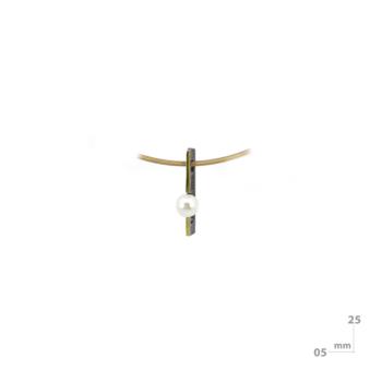 PENJOLL MIQUEL SARDÀ DE PLATA, OR 18KT I PERLA 25131