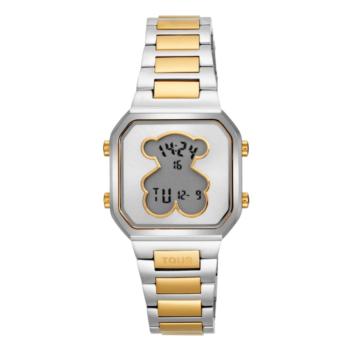 TOUS D-Bear Mini two-tone digital watch
