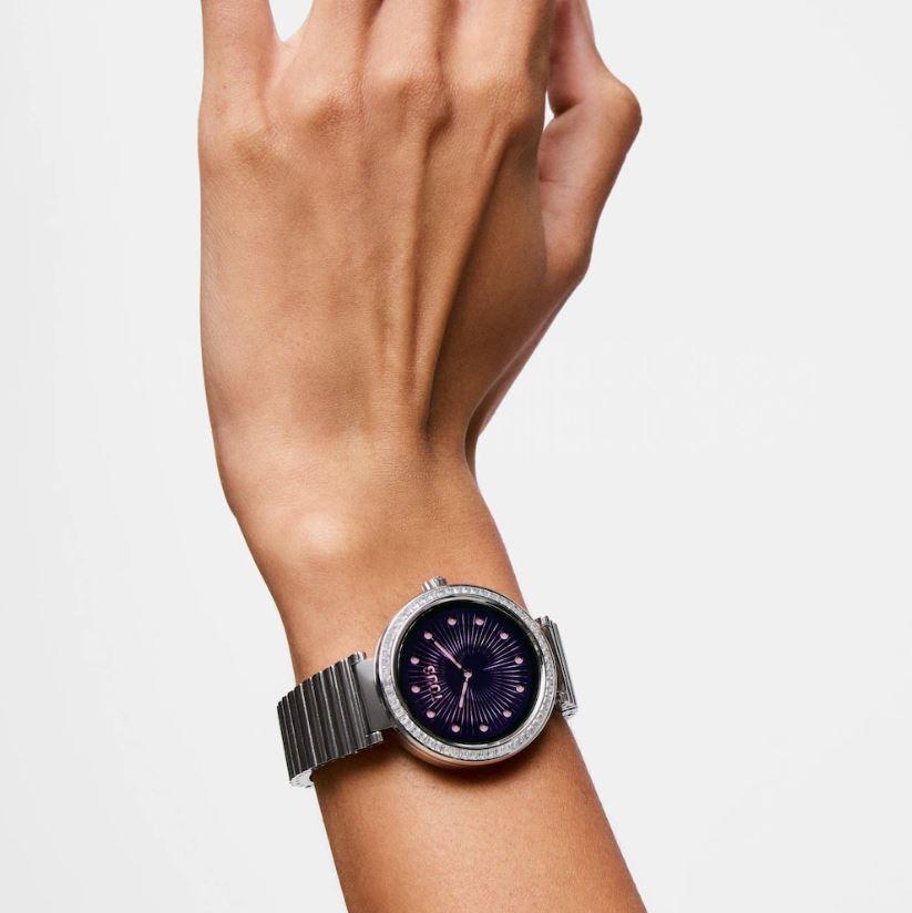 RELLOTGE SMARTWATCH TOUS S-CONNECT COLOR PLATEJAT AMB ESFERA DE ZIRCONIES BLANQUES 3000149800