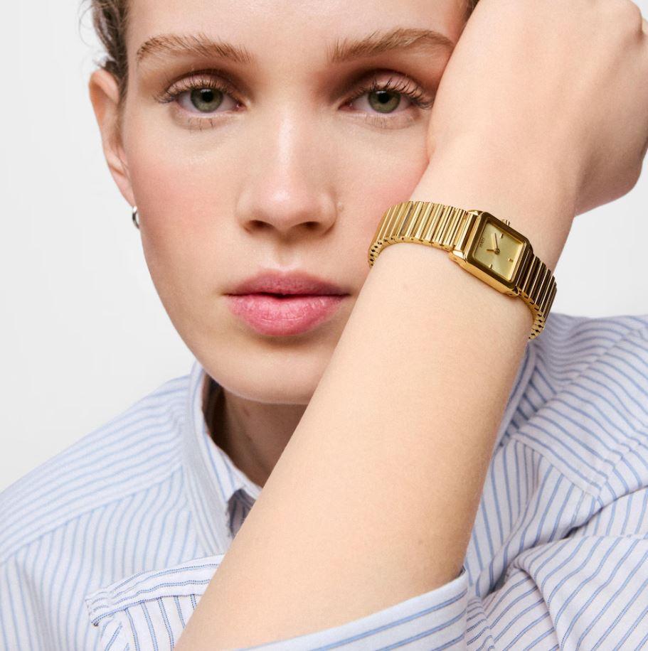 TOUS 1950 Square Analog Watch in Gold-Tone 3000149900