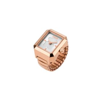 RELOJ ANILLO TOUS KARA EN ACERO ROSADO 3000151712 - 15 eslabones