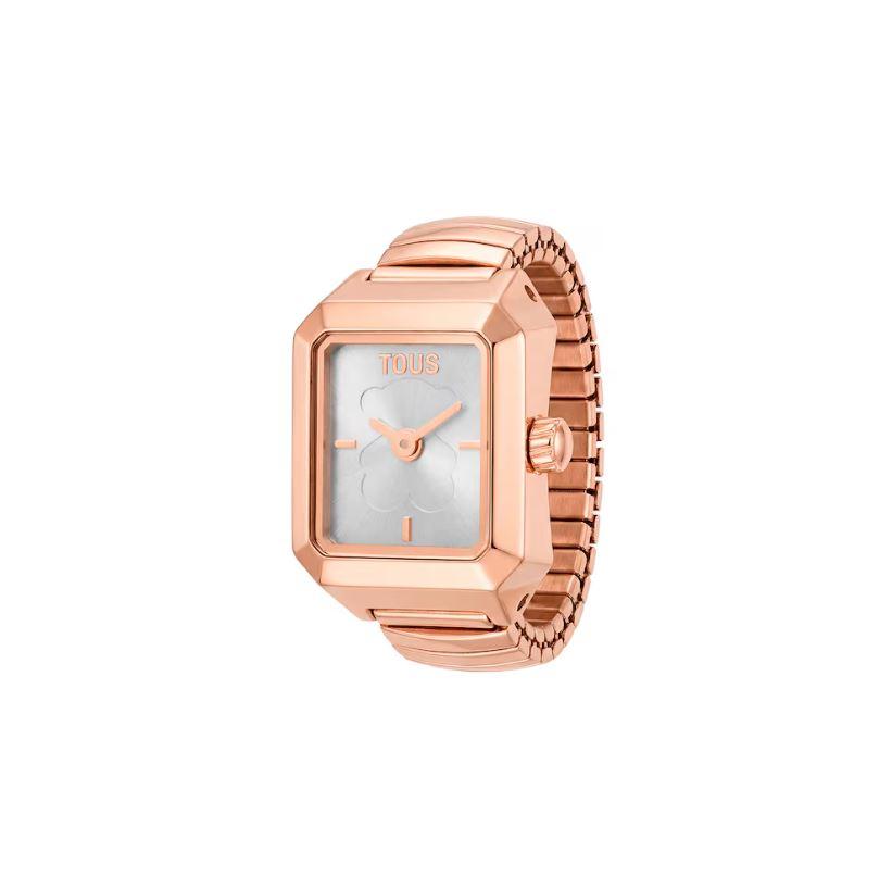 RELOJ ANILLO TOUS KARA EN ACERO ROSADO 3000151712 - 15 eslabones 1