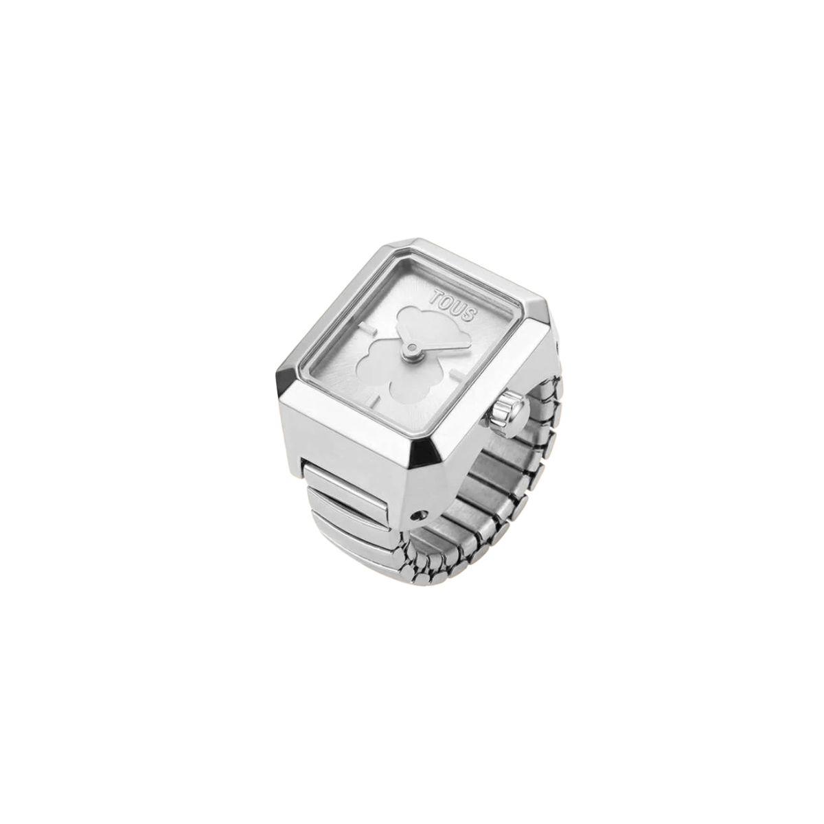 RELOJ ANILLO TOUS KARA EN ACERO PLATEADO 3000151812 - 15 eslabones