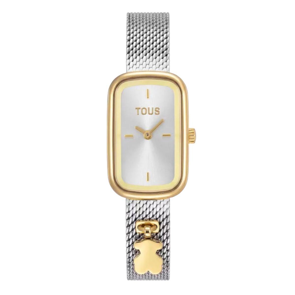 TOUS analog t-band club bicolor watch