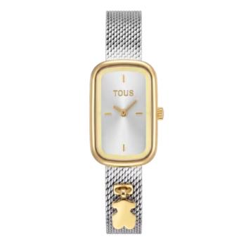 TOUS analog t-band club bicolor watch