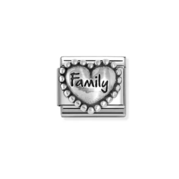 LINK NOMINATION STEEL HEART FAMILY 330101 84