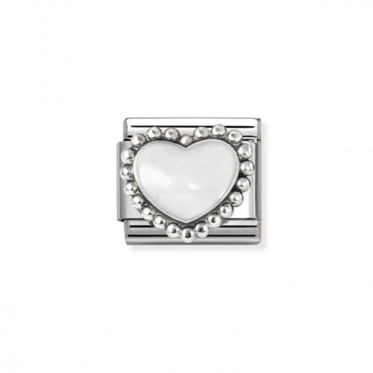 link cor blanc d'esmalt per a polsera nomination composable 330204 36