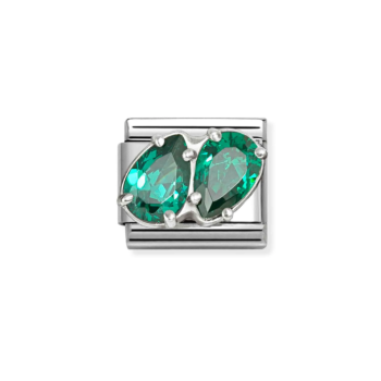 LINK NOMINATION D'ACER GOTES VERDES CUBIC ZIRCÒNIA 330329 12