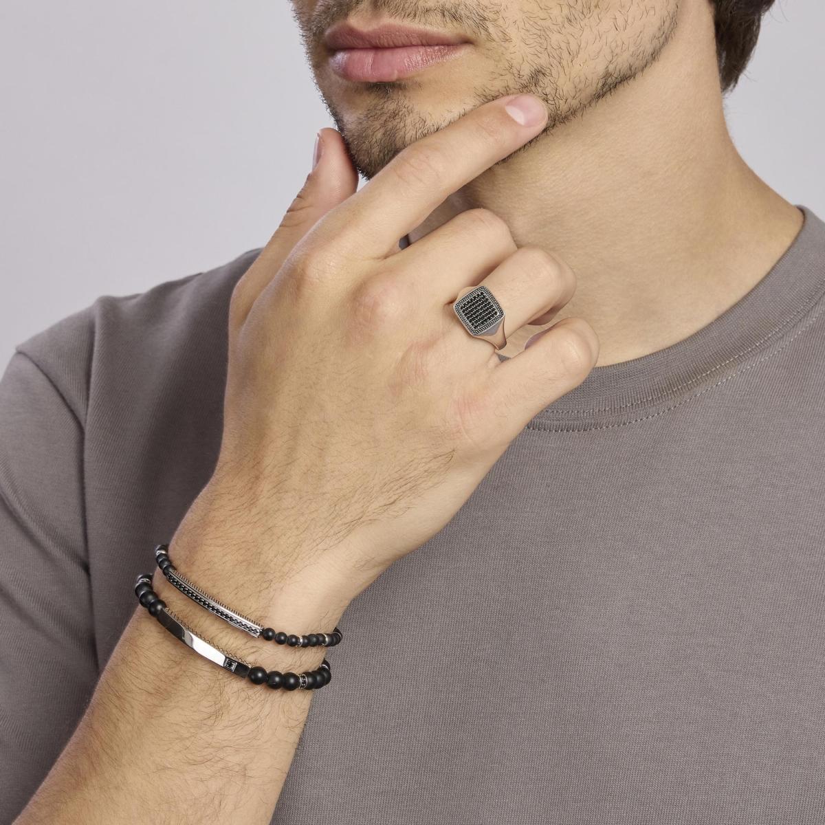 ANILLO DE PLATA 925mm MABINA HOMBRE 523322 TALLA 19