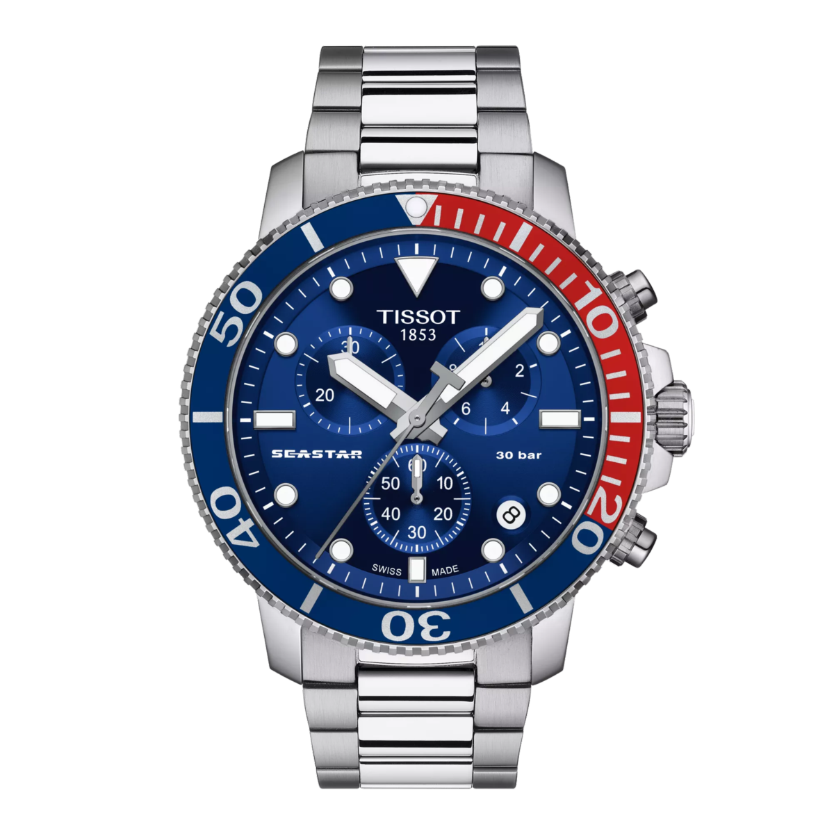 Reloj Tissot Seastar 1000 Chronograph azul T120.417.11.041.01