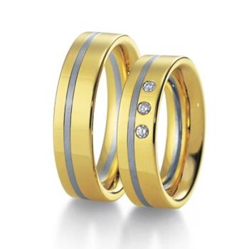 ALIANCES DE CASAMENT BICOLOR 9